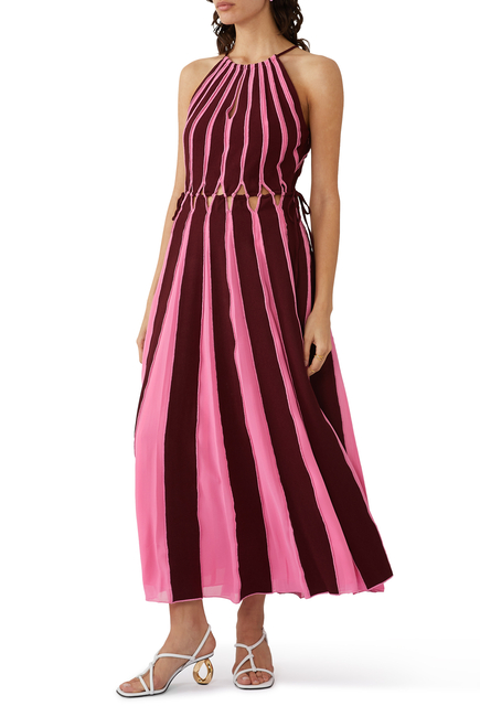 Kierra Graphic Midi Dress